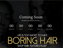 Tablet Screenshot of lavishlifehair.com